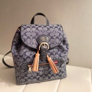 Kleo Backpack In Signature Chambray